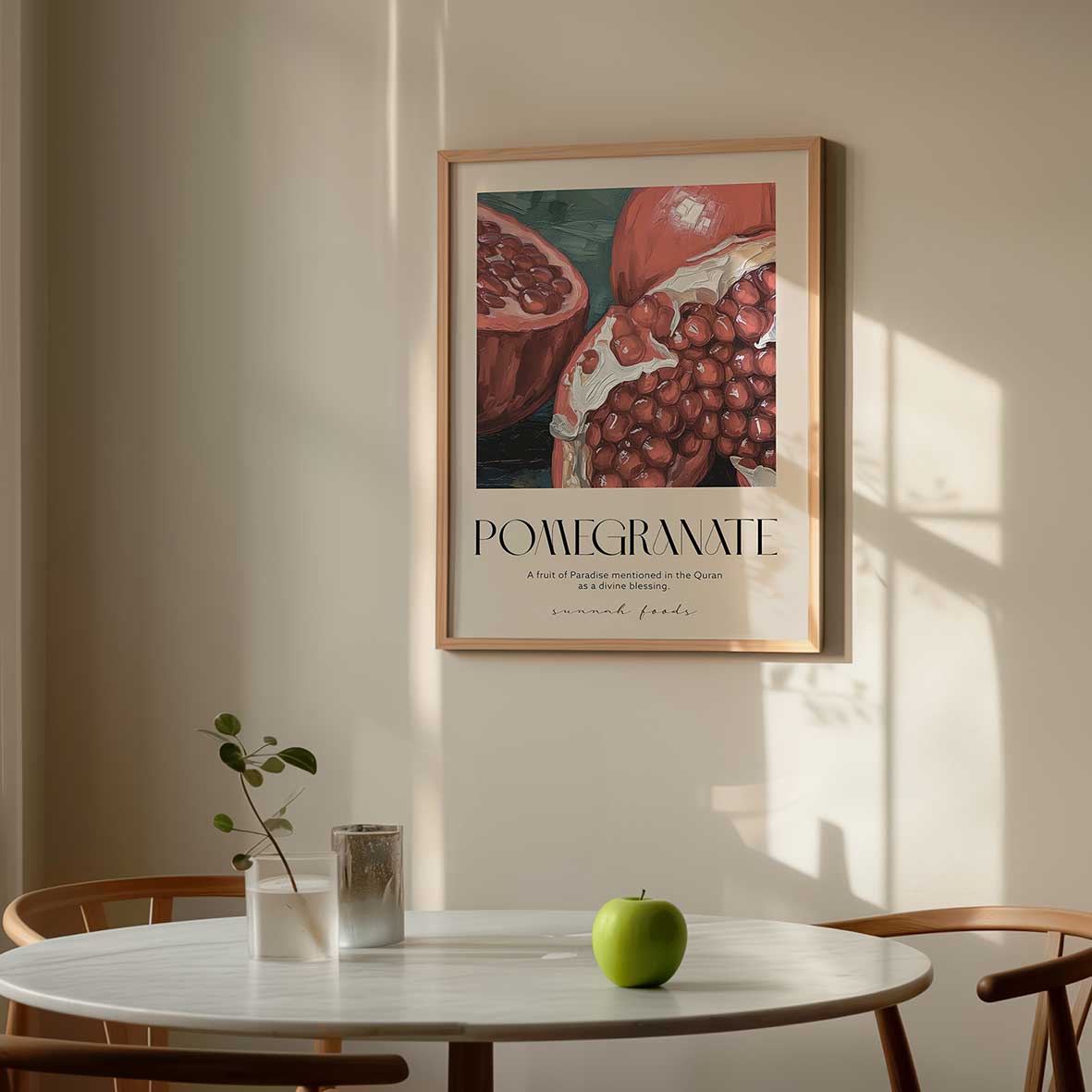 Sunnah Foods | Målning av granatäpple