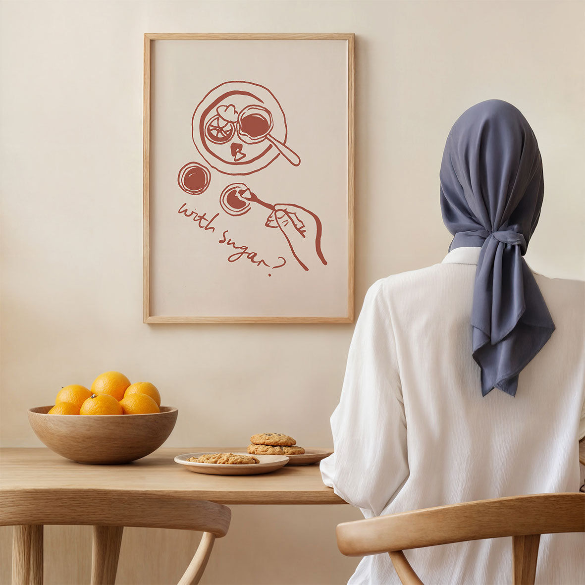 Arabiskt kaffe med socker