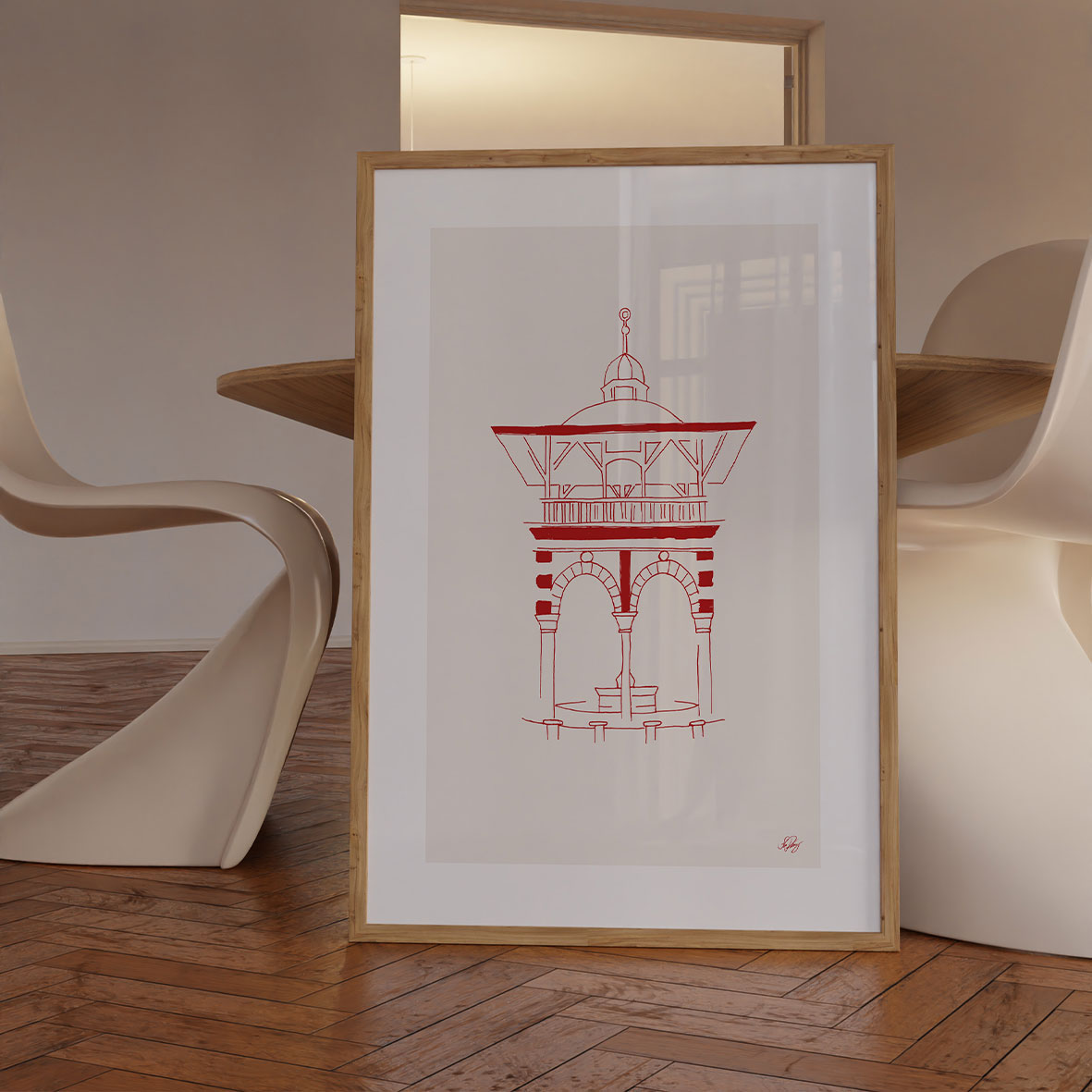 Umayyad-moskén Damaskus #1 | Röda linjer | Syrien