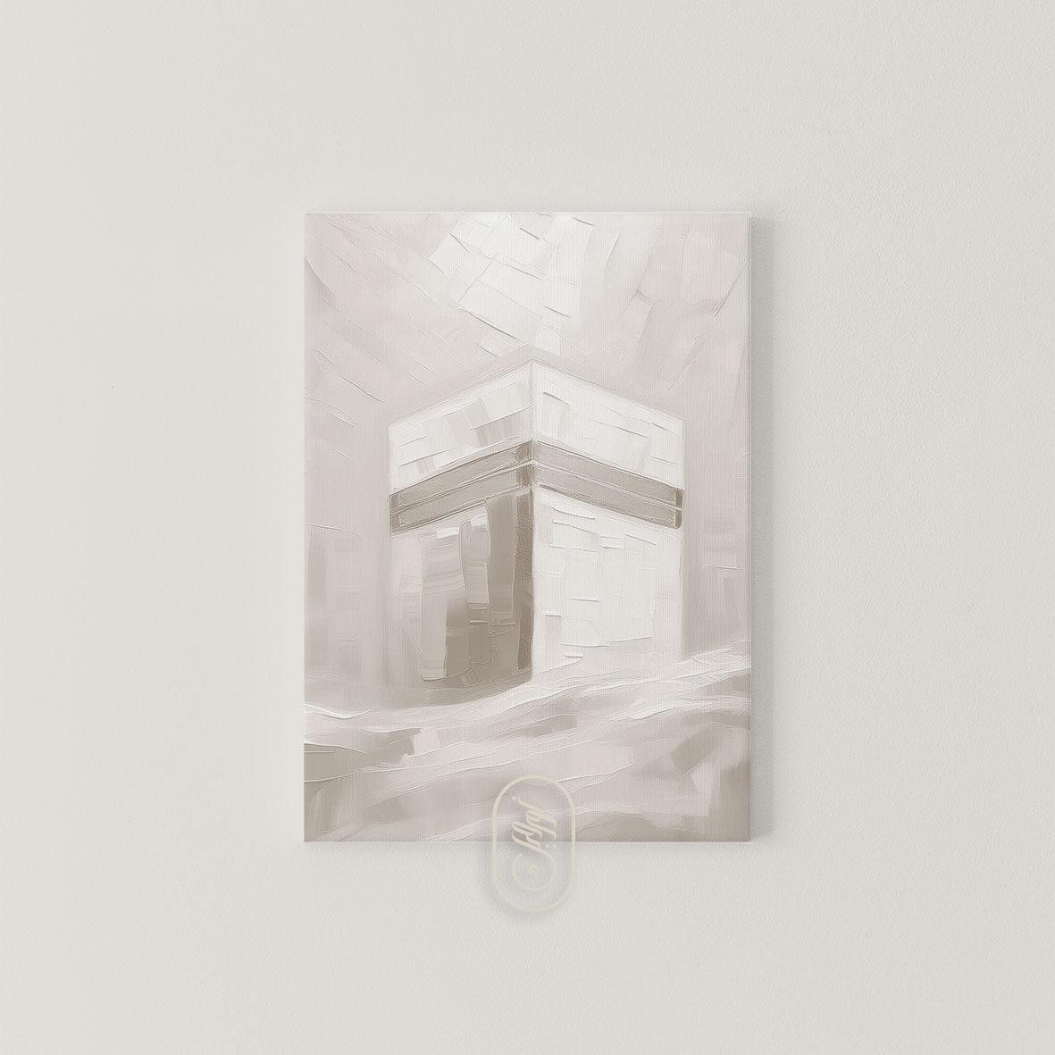 CANVAS | Modern beige abstrakt | Kaaba #1