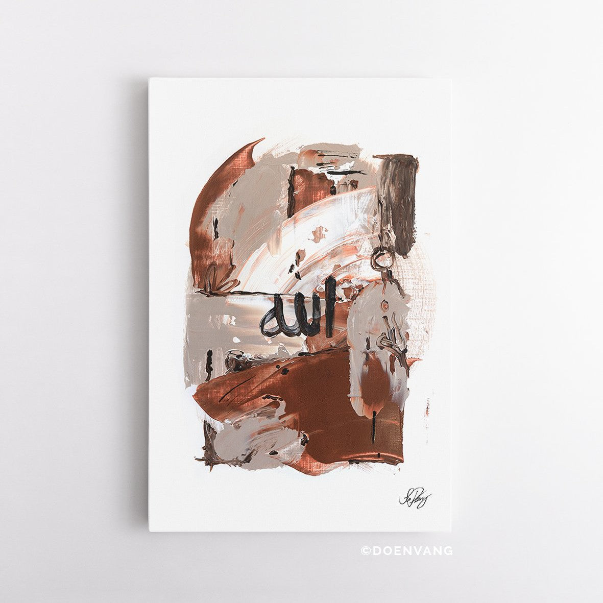 CANVAS | Abstrakt Allah, jordens färger