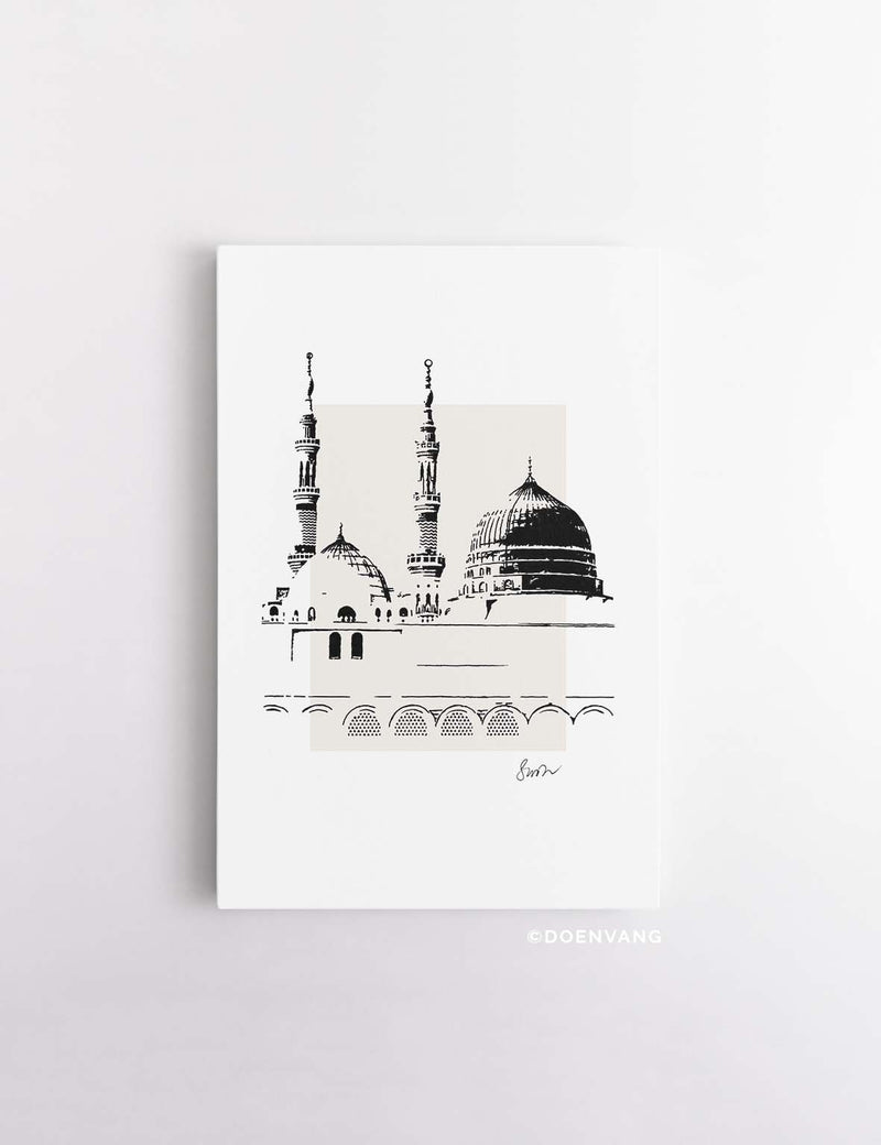 CANVAS | Handgjord En Nabawi Ink-teckning