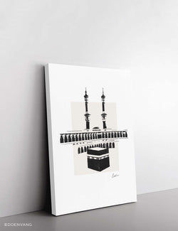 CANVAS | Handgjord Kaaba Ink ritning