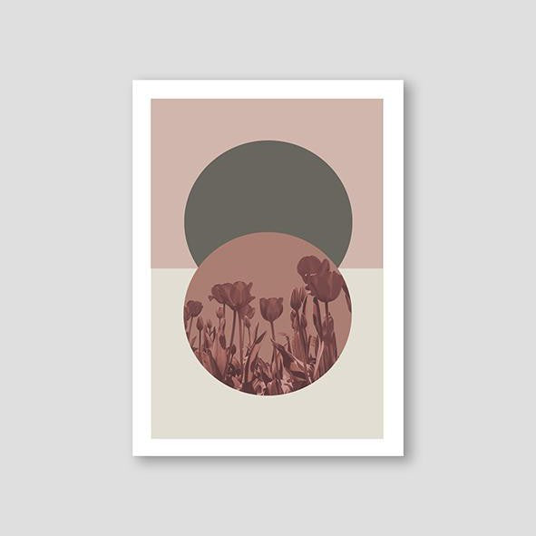 Circle Geometric Tulips - Doenvang