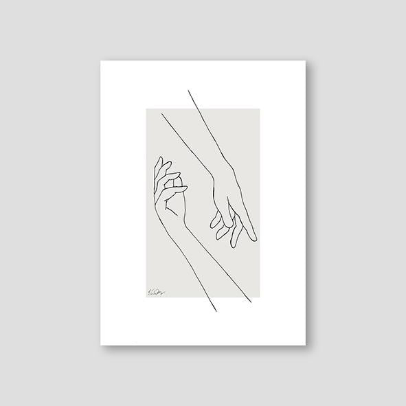 Hand Drawing #2 w/signature - Doenvang