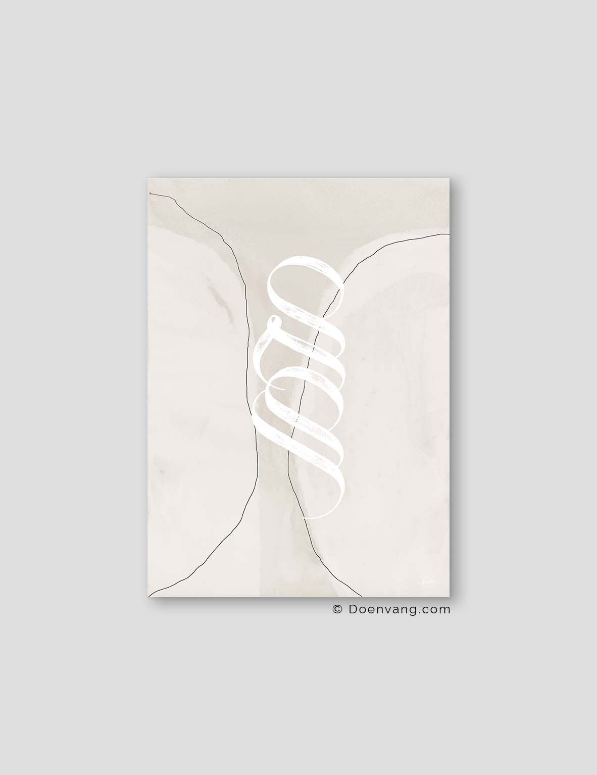 Handmade Muhammad Calligraphy Minimalistic Abstract