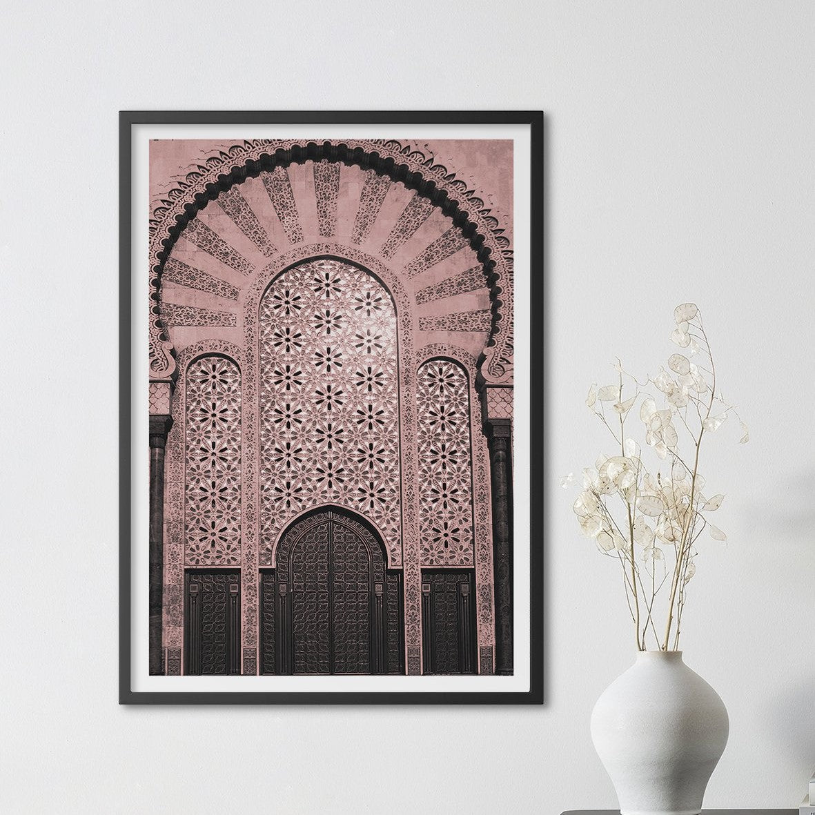 Casablanca Mosque Door, Pink - Doenvang