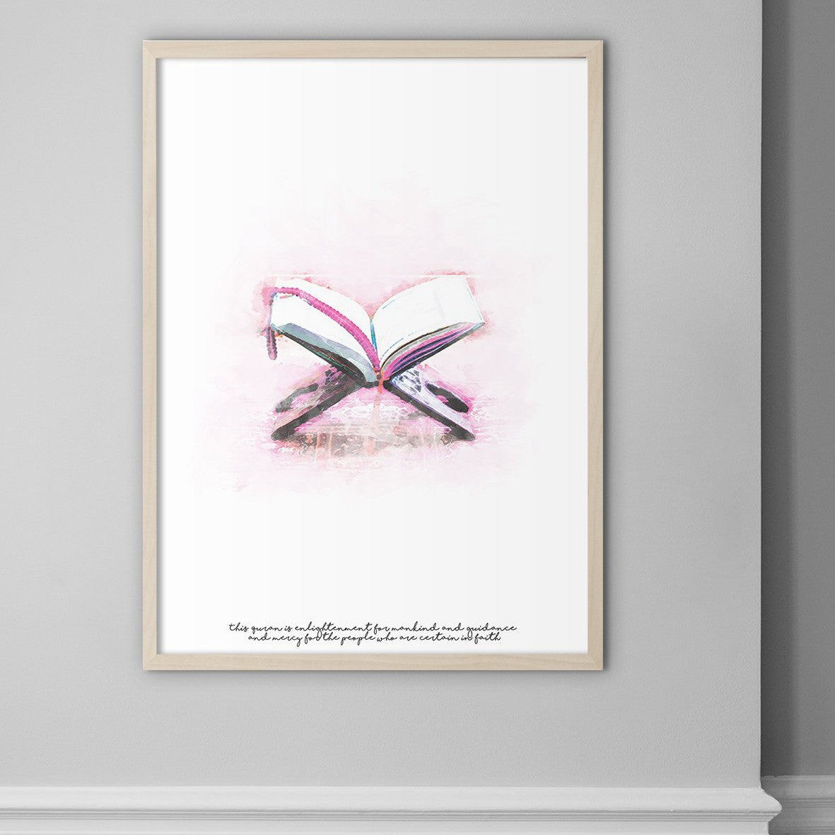 Quran Watercolor,Pink - Doenvang