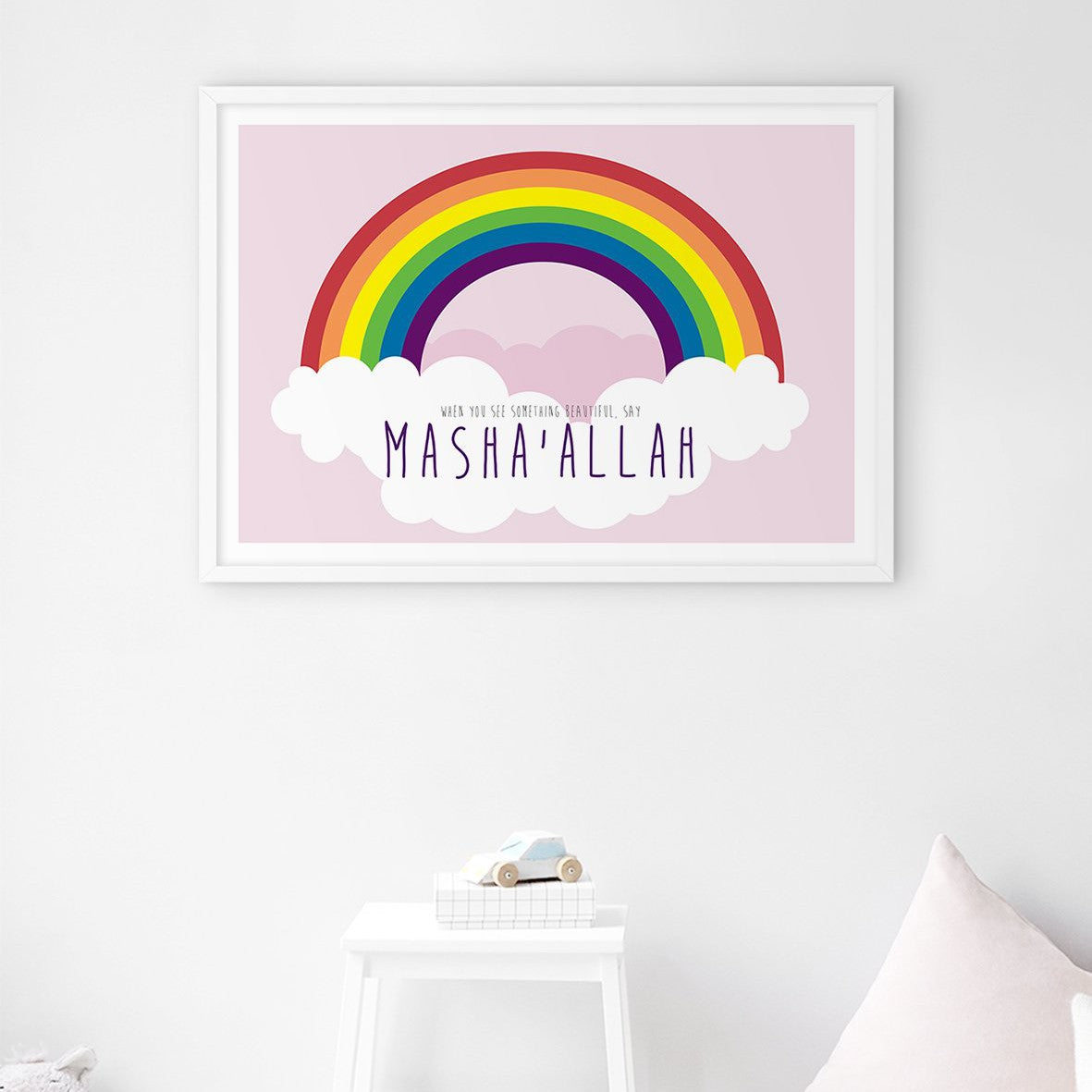 Rainbow MashaAllah Pink - Doenvang