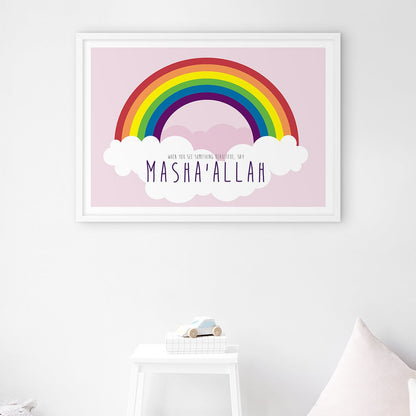 Rainbow MashaAllah Pink - Doenvang