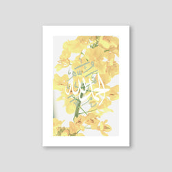 Rapeseed flower, Alhamdulillah Calligraphy - Doenvang