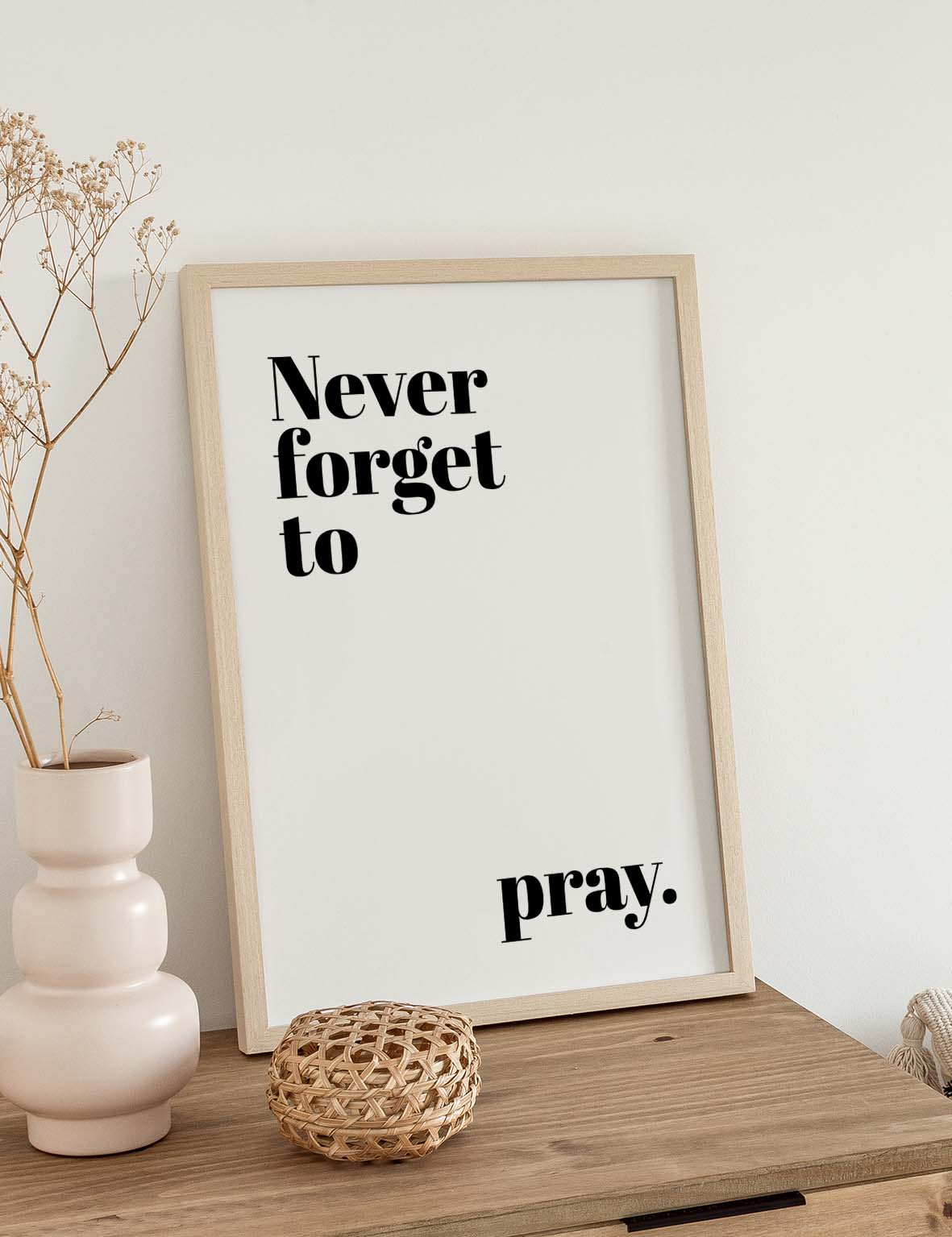 Never Forget | Text Poster