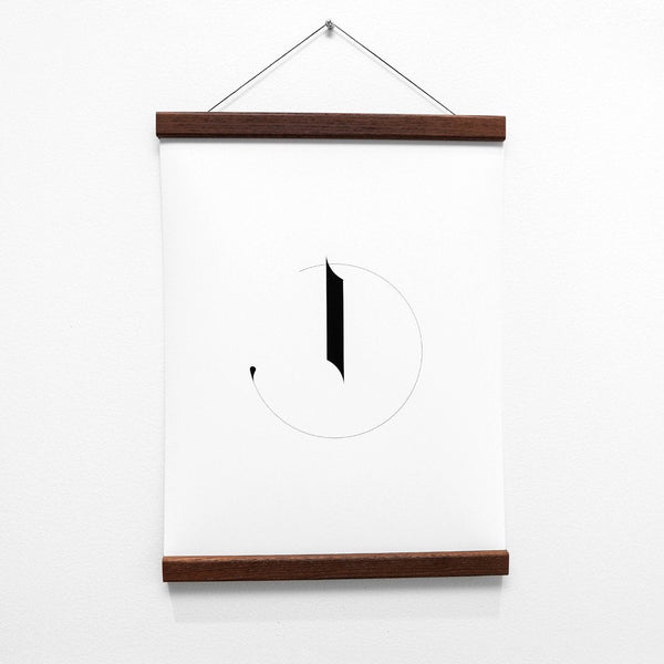 Magnetic Hanger, Smoked Walnut - Doenvang