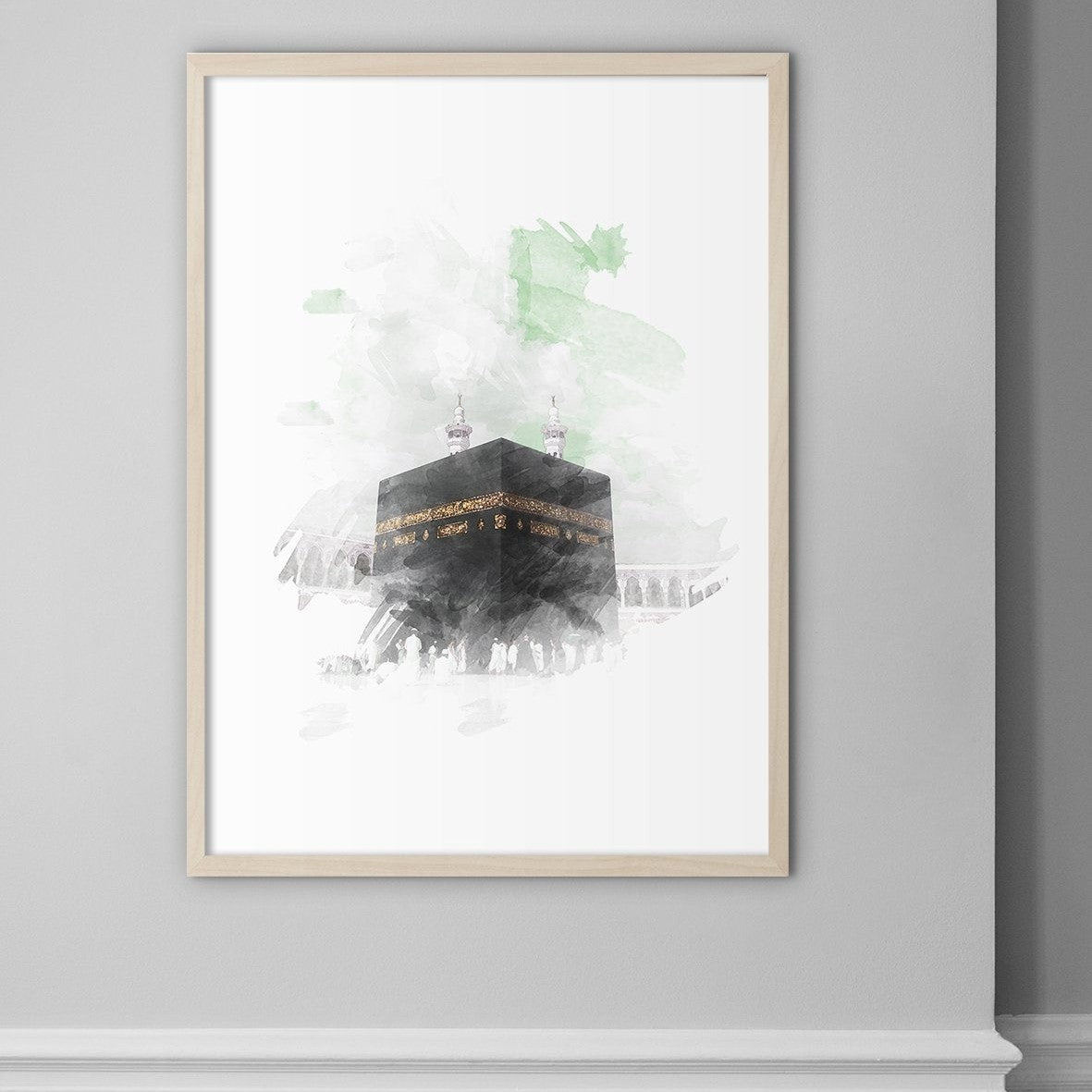 Al Haram Watercolor, Green - Doenvang