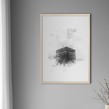 Al Haram Watercolor, Black and White - Doenvang