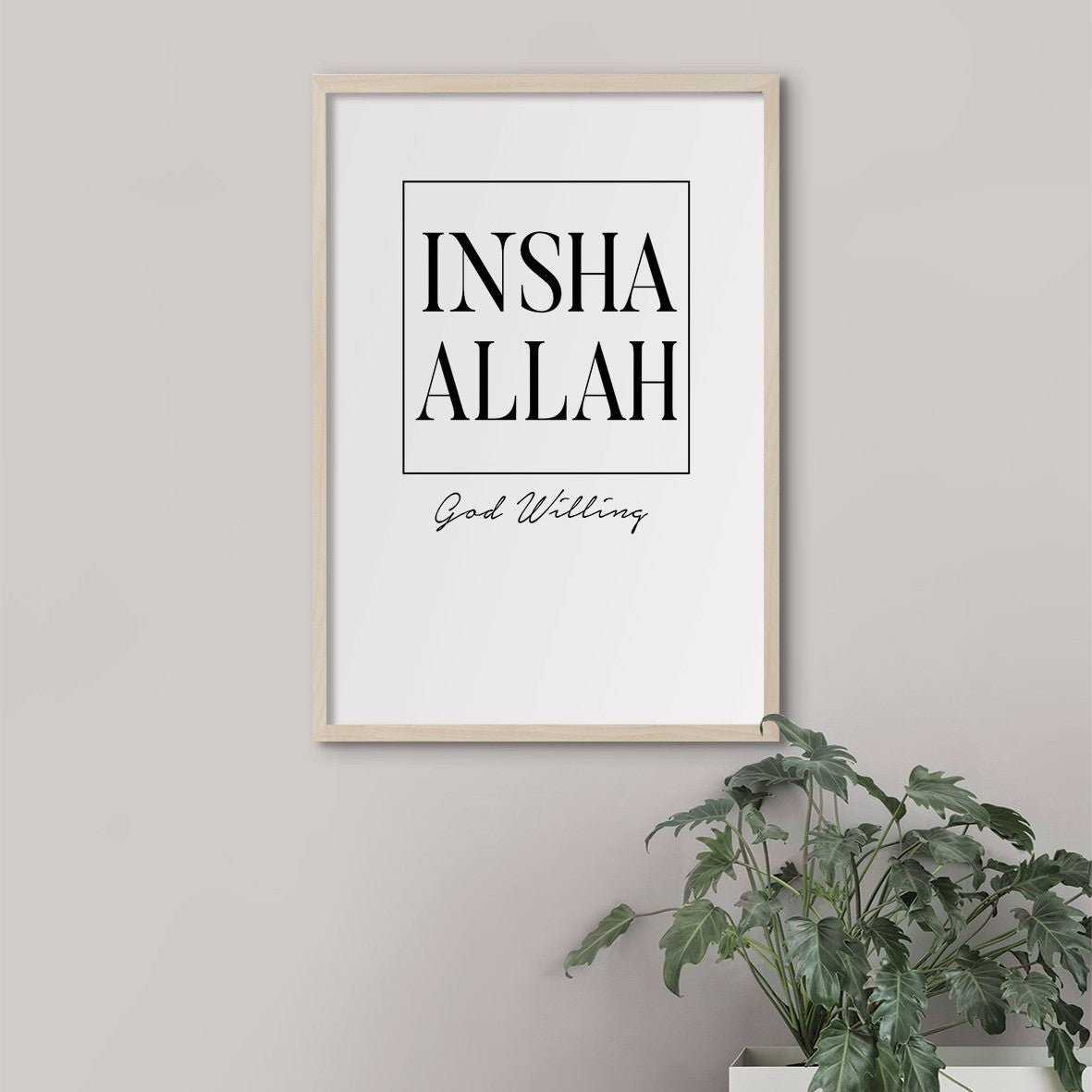 InshaAllah, God Willing - Doenvang