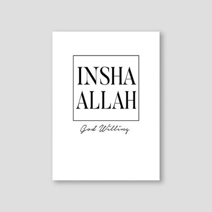 InshaAllah, God Willing - Doenvang
