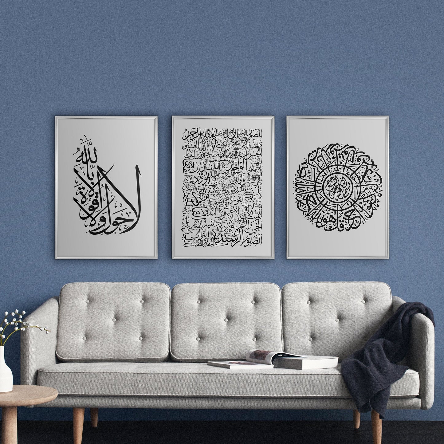 Grey Calligraphy, Large - Doenvang